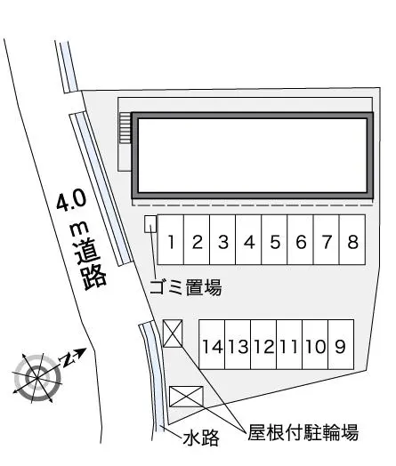 ★手数料０円★岡山市東区中尾 月極駐車場